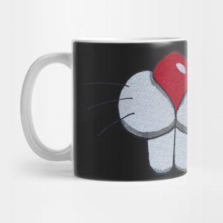 Cartoon Bunny face with big teeth Mug